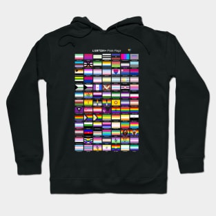 LGBTQIA+ Pride flags Hoodie